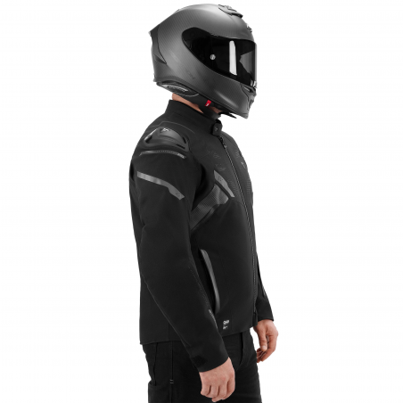 SHIMA STX MAN CHAQUETA DE MOTO NEGRO 