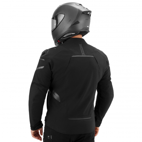 SHIMA STX MAN CHAQUETA DE MOTO NEGRO 