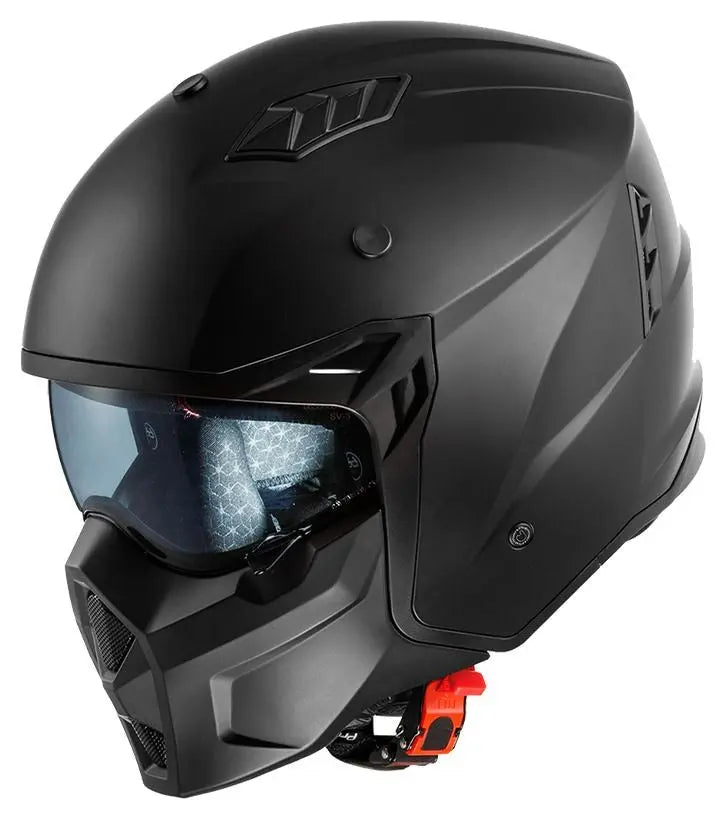 PREMIER 25 SUBVERTER U9BM CONVERTIBILI CASCHI MOTO NERO OPACO 