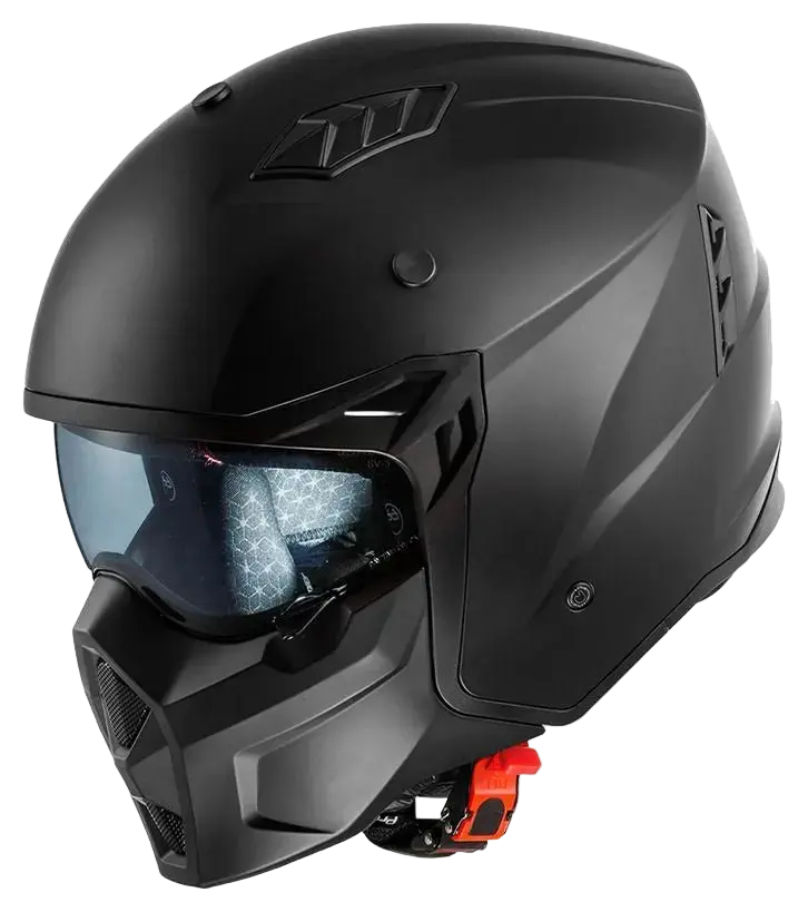 PREMIER 25 SUBVERTER U9BM CONVERTIBILI CASCHI MOTO NERO OPACO 