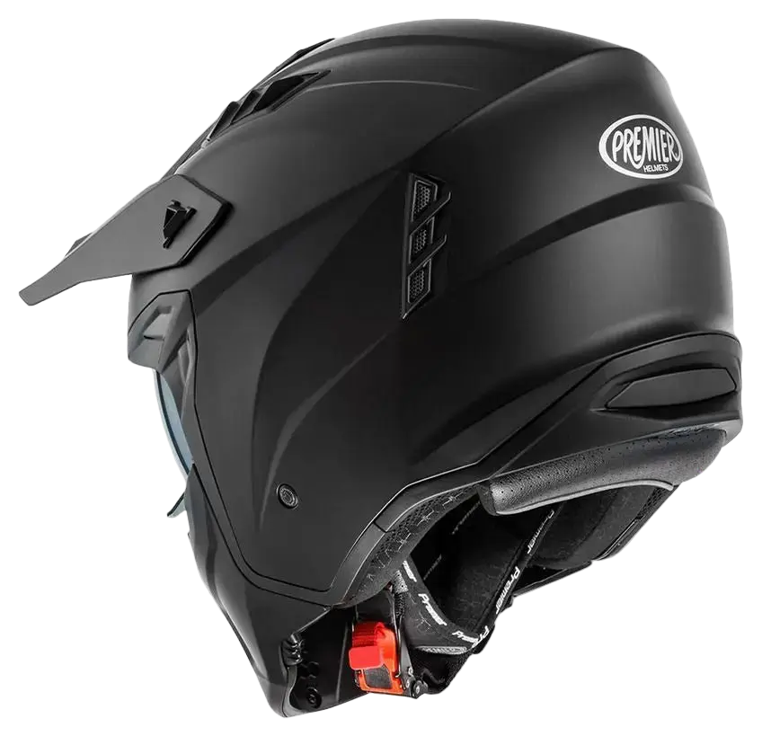 PREMIER 25 SUBVERTER U9BM CONVERTIBILI CASCHI MOTO NERO OPACO 