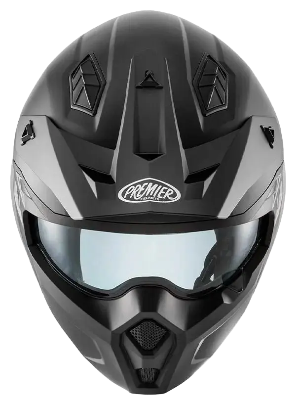 PREMIER 25 SUBVERTER U9BM CONVERTIBILI CASCHI MOTO NERO OPACO 