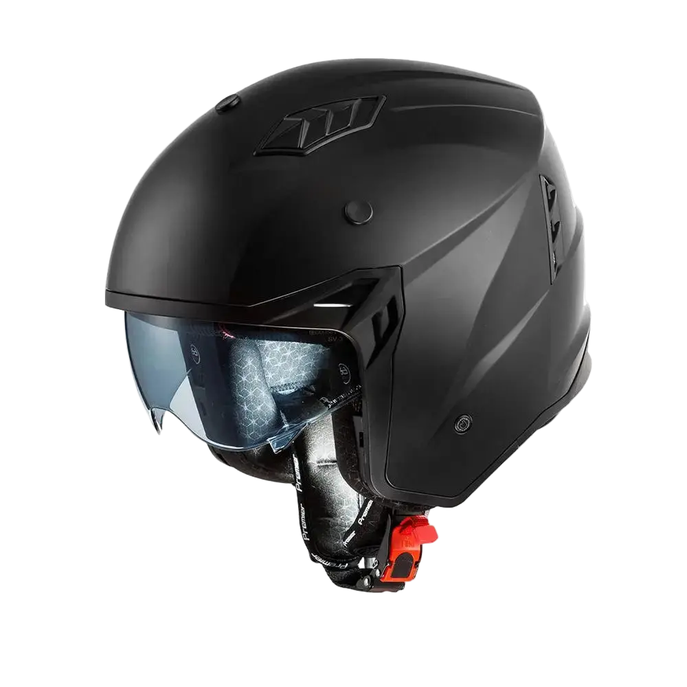 PREMIER 25 SUBVERTER U9BM CONVERTIBILI CASCHI MOTO NERO OPACO 