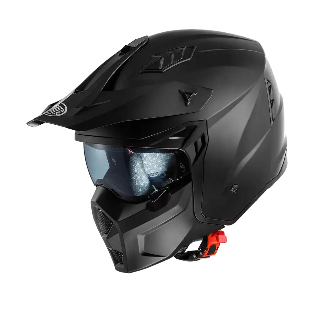 PREMIER 25 SUBVERTER U9BM CONVERTIBILI CASCHI MOTO NERO OPACO 