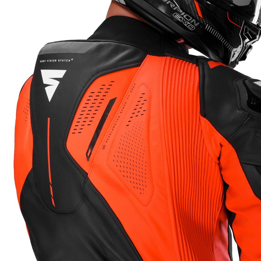 SHIMA MISSION RS MONO DE HOMBRE 1PC NEGRO ROJO 
