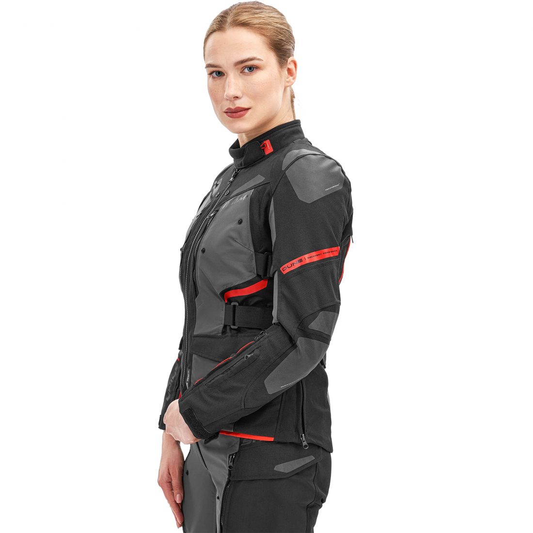 SHIMA DUNE LADY CHAQUETA TEXTIL DE MOTO ROJO 