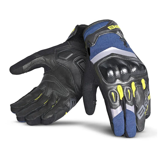 BELA - GUANTES Textil DARING Man Azul/Amarillo/Negro