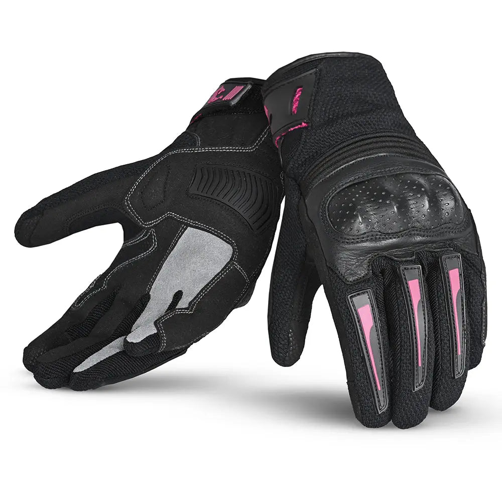 Bela GUANTO TEXTIL DRIFT LADY NERO/ROSA 