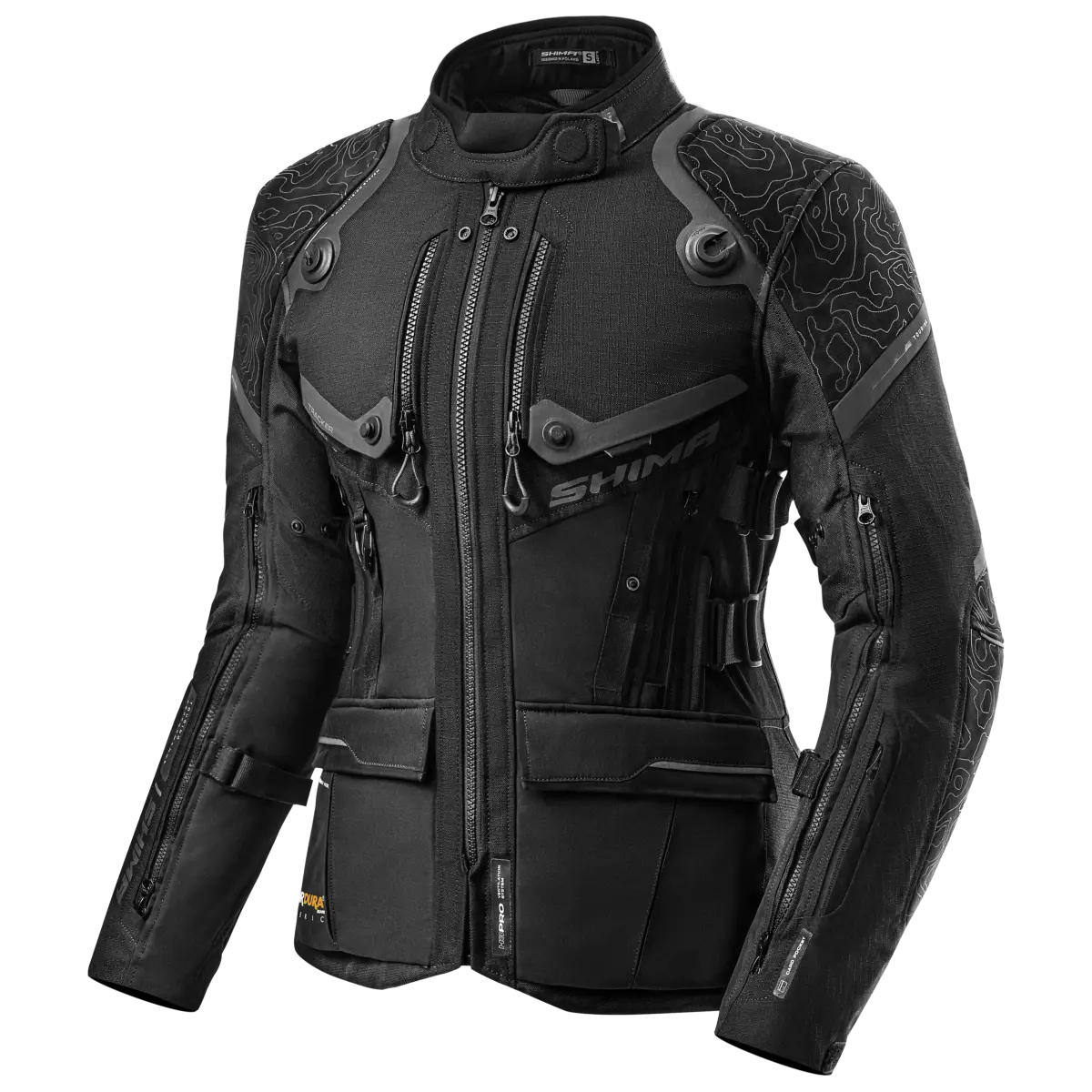 SHIMA TRACKER LADY DE MOTO CHAQUETA NEGRO 