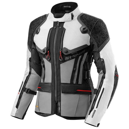 SHIMA TRACKER TURISMO GIACCA DI MOTO DONNA GRIGIO CHIARO – Yamoto.it