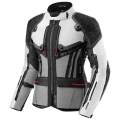 SHIMA TRACKER LADY DE MOTO CHAQUETA CLARO GRIS 