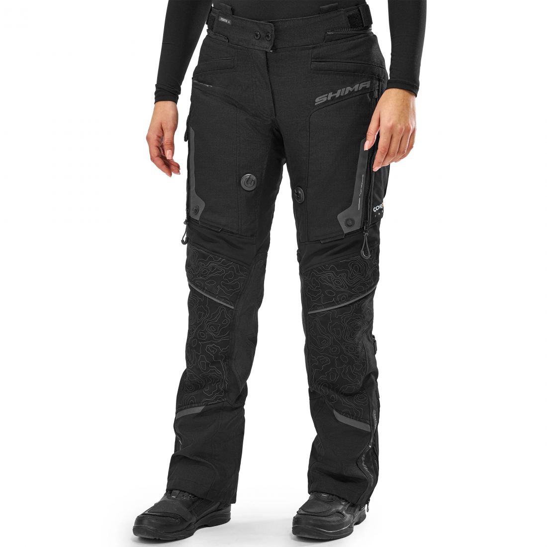 SHIMA TRACKER TURISMO DE MOTO LADY PANTALON NEGRO 