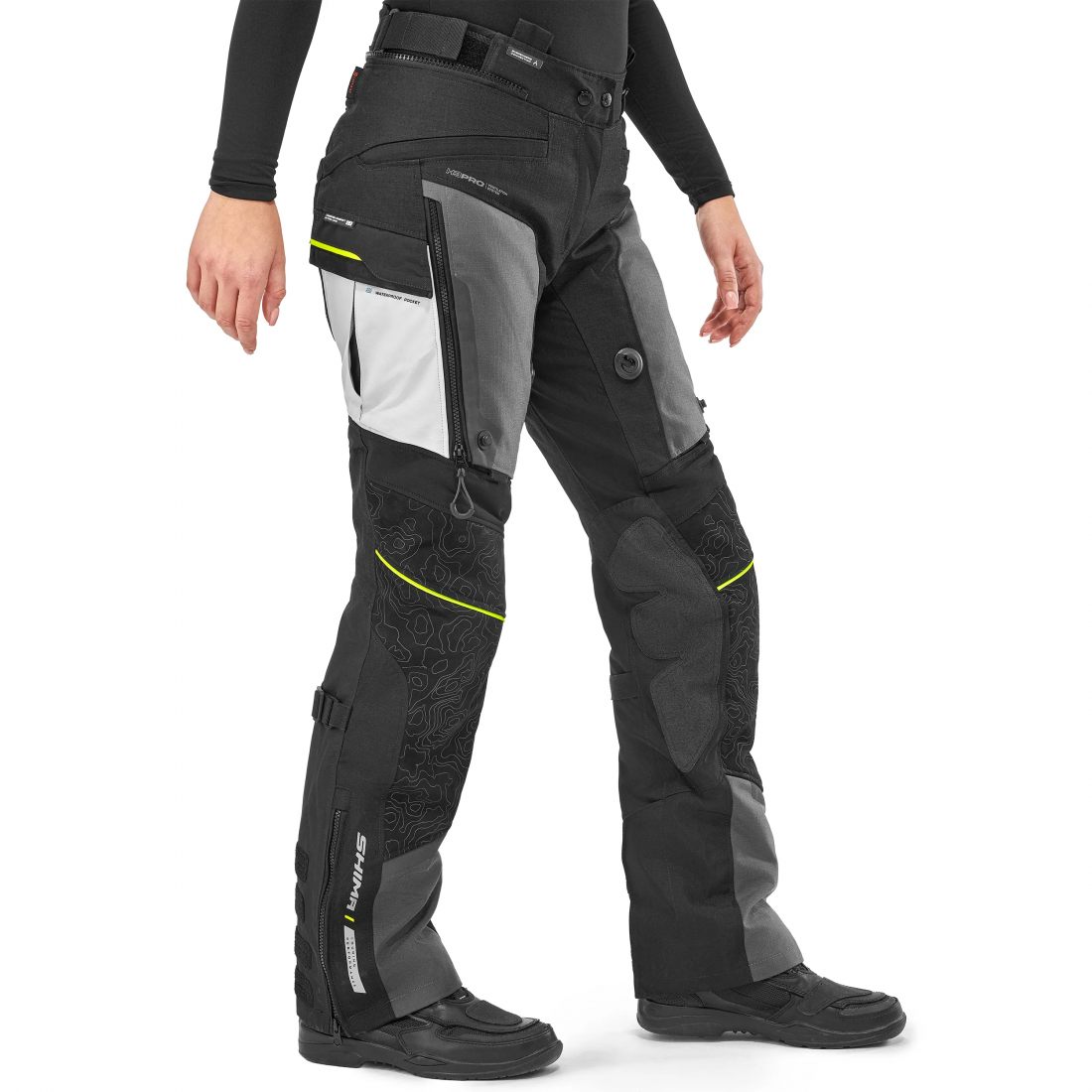 SHIMA TRACKER TURISMO DE MOTO LADY PANTALON GRIS 