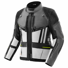 SHIMA TRACKER GIACCA DA MOTO TURISTICA UOMO GRIGIO GIALLA 