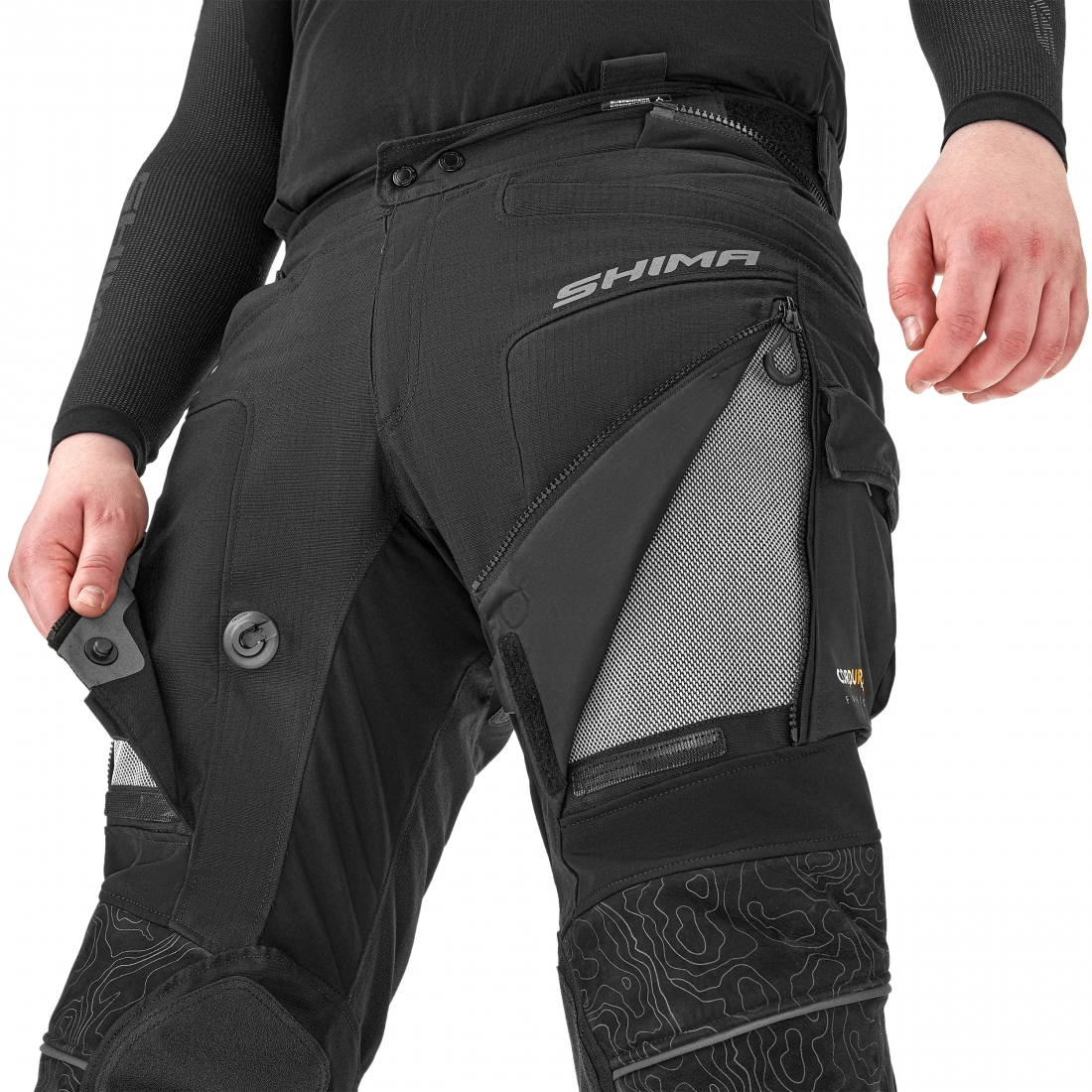 SHIMA TRACKER MEN PANTALON NEGRO 