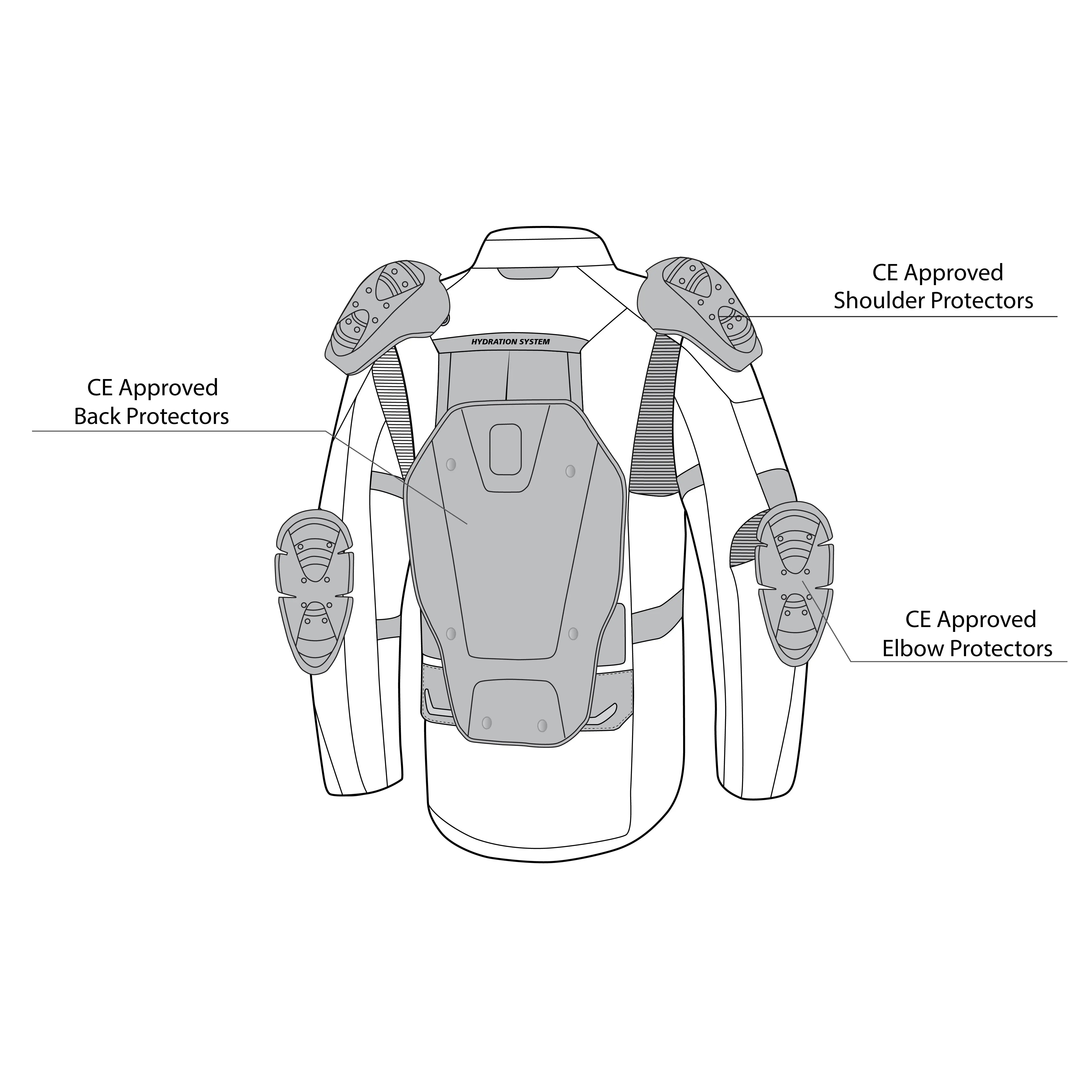 Bela Transformer Giacca Touring Grigio / Nero / Rosso description 3