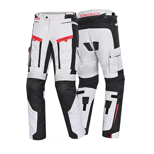 Bela Transformer Pantaloni da moto uomo Ghiaccio Nero Rosso 