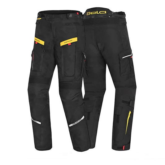 Bela Transformer Pantaloni da moto uomo Nero Giallo fluor 