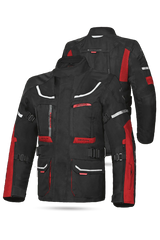 Bela Transformer Giacca Touring 3 in 1 Nero / Rosso 