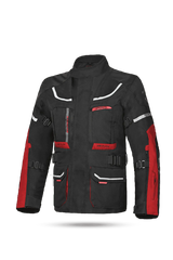 Bela Transformer Giacca Touring 3 in 1 Nero / Rosso 