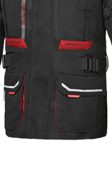 Bela Transformer Giacca Touring 3 in 1 Nero / Rosso 