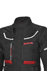 Bela Transformer Giacca Touring 3 in 1 Nero / Rosso 