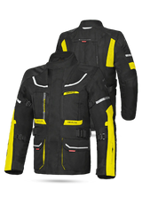Bela Transformer Giacca Touring 3 in 1 Nero / Giallo Fluor 