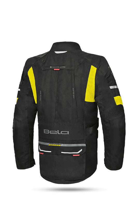 Bela Transformer Giacca Touring 3 in 1 Nero / Giallo Fluor 