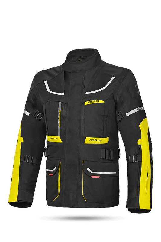 Bela Transformer Giacca Touring 3 in 1 Nero / Giallo Fluor 