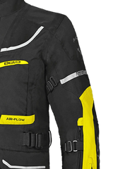 Bela Transformer Giacca Touring 3 in 1 Nero / Giallo Fluor 