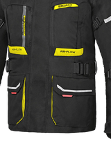 Bela Transformer Giacca Touring 3 in 1 Nero / Giallo Fluor 