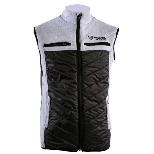 MUGENRACE W-MNR-2491 Gilet motociclista Armw-Two Grigio chiaro Nero