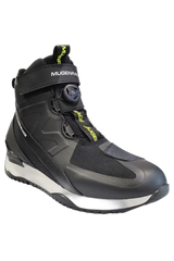 MUGENRACE BOT-MNR-2461 Stopee Scarpe Moto Neri Giallo Fluo 
