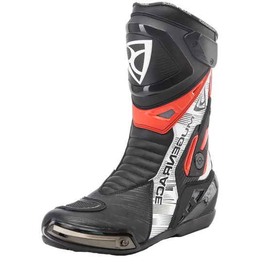 MUGANRAS BOAT-MAN-2390 PHANTOM PLUS Moto Stivali Nero Rosso 