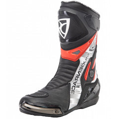 MUGENRACE BOT-MNR-2390 Phantom Plus Stivali Moto Nero Rosso