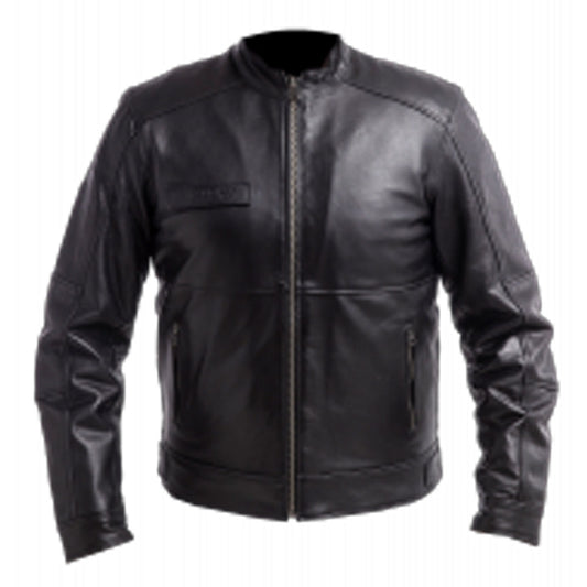 MUGENRACE LJ-MNR-2380 RHINO Motociclista Pelle Giacca Nera