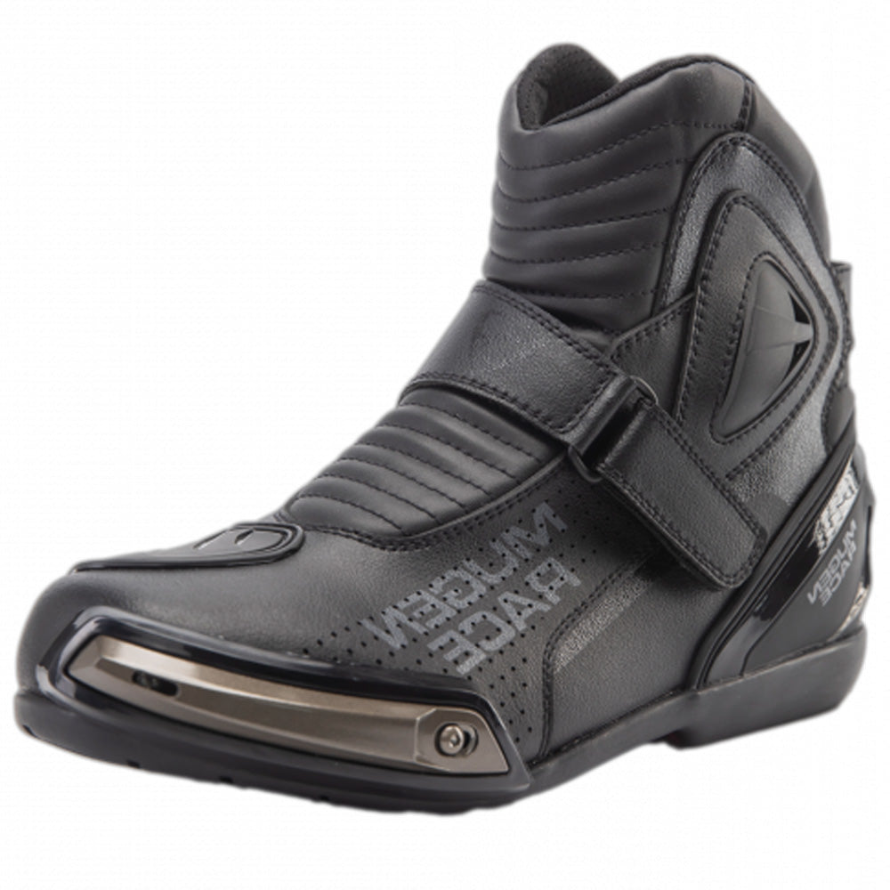 MUGENRACE MNR-2391 Hurry Moto Corti Stivali Neri