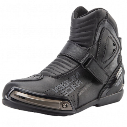 MUGENRACE MNR-2391 Hurry Moto Corti Stivali Neri