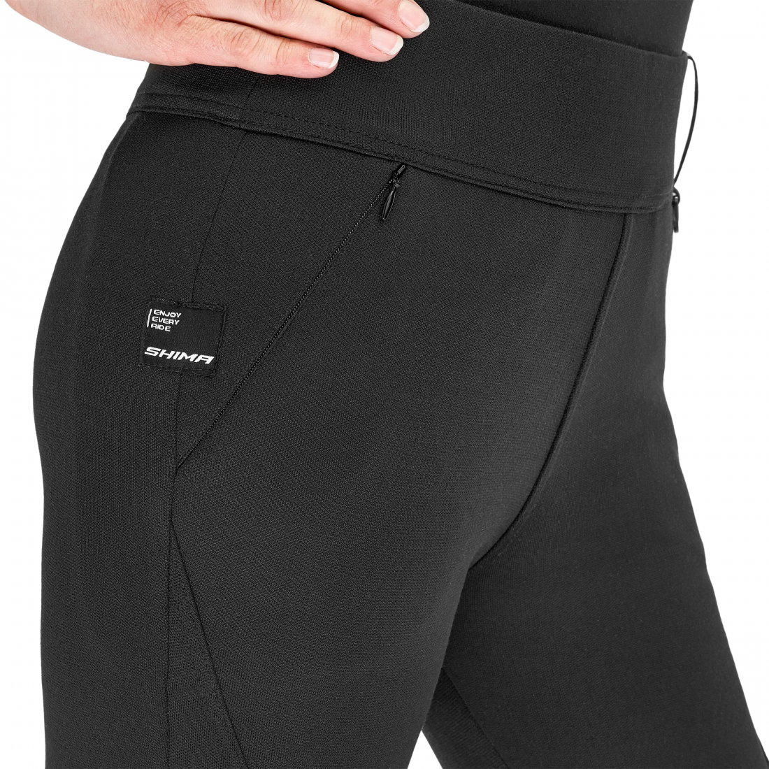 SHIMA VESPER  PANTALONE DE MOTO MUJER NEGRO 