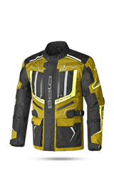 Bela Watson Giacca Touring Nera/Marrone/Giallo/Bianco 