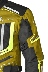 Bela Watson Giacca Touring Nera/Marrone/Giallo/Bianco 