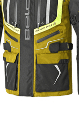 Bela Watson Giacca Touring Nera/Marrone/Giallo/Bianco 