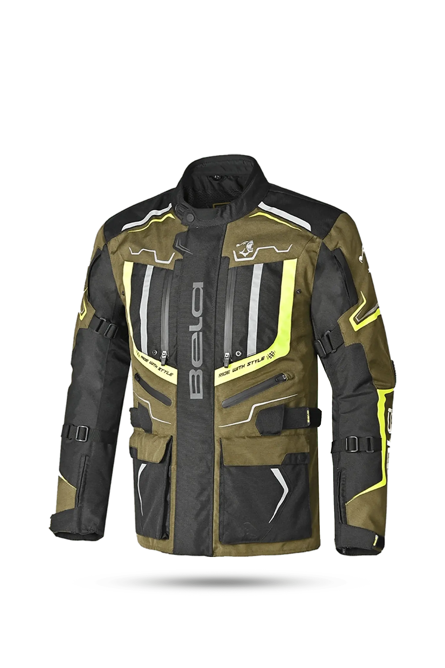 Bela Watson Giacca Touring Nera/Cachi 