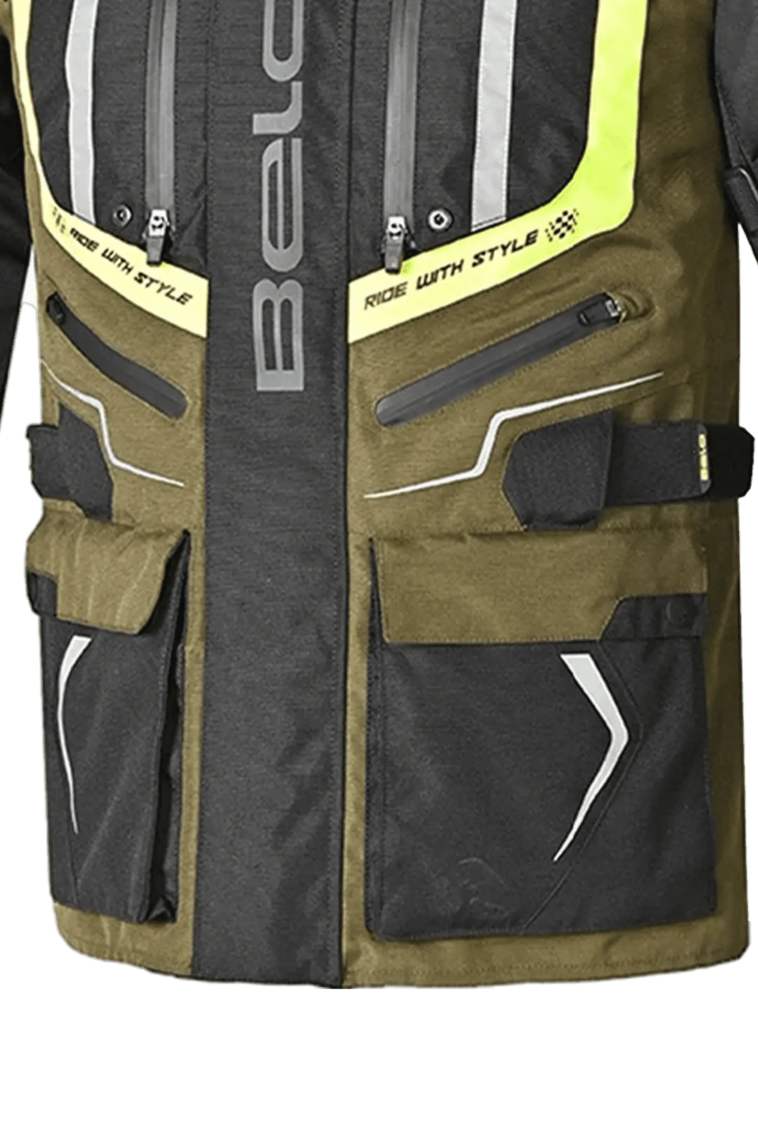 Bela Watson Giacca Touring Nera/Cachi 