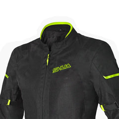 SHUA - Chaqueta Text Gravity Mesh Lady Negro/Amarillo fluor - SECURTEX MOTOR S.L (t/a MaximoMoto)