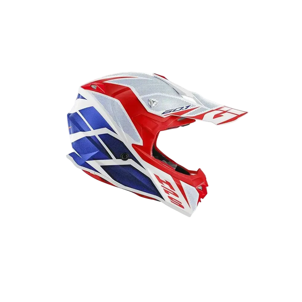 GIVI 60.1 INVER Moto Motocross Enduro Caschi Rosso Bianco 