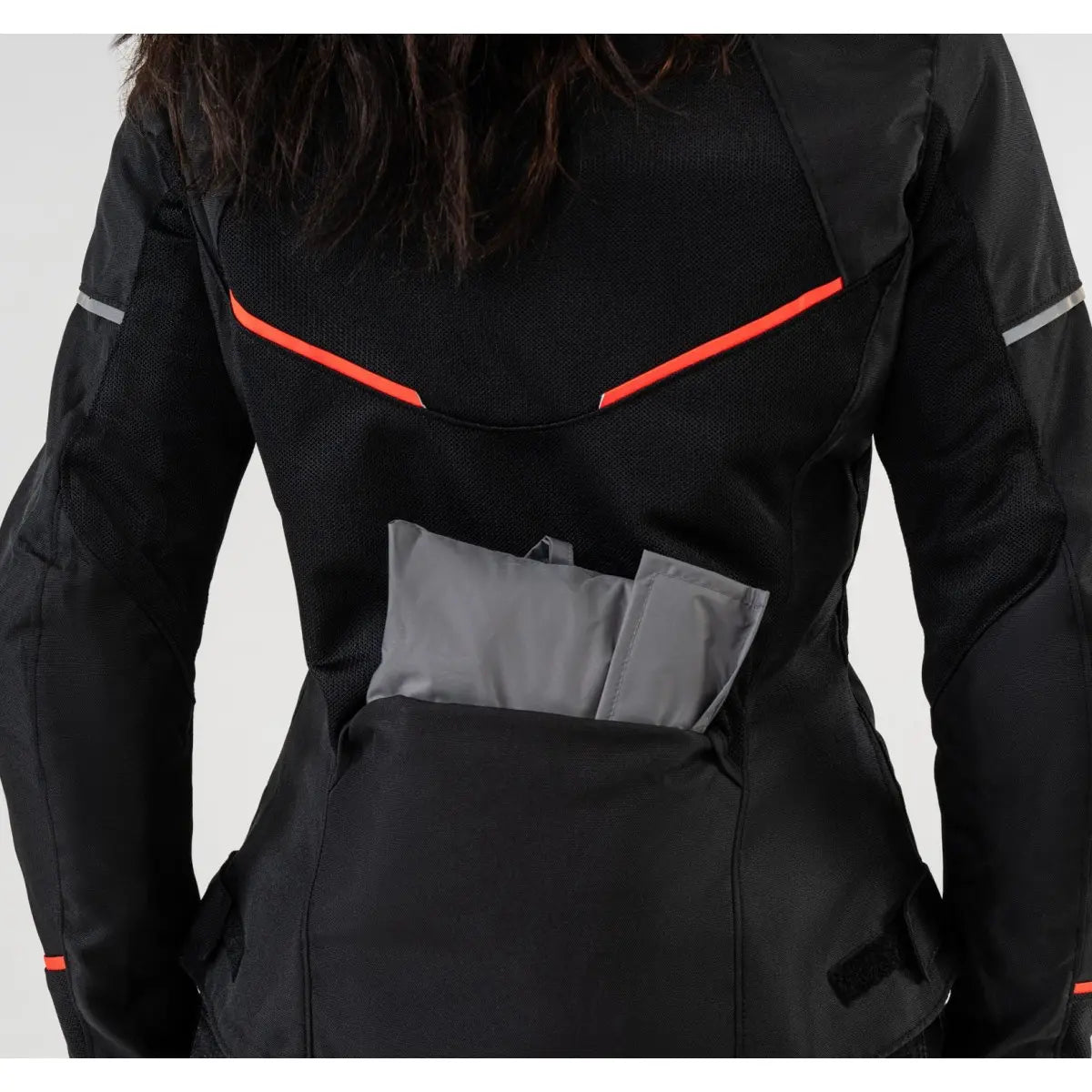 SHIMA X-MESH 2.0 CHAQUETA DE MOTO MUJER NEGRO ROJO 