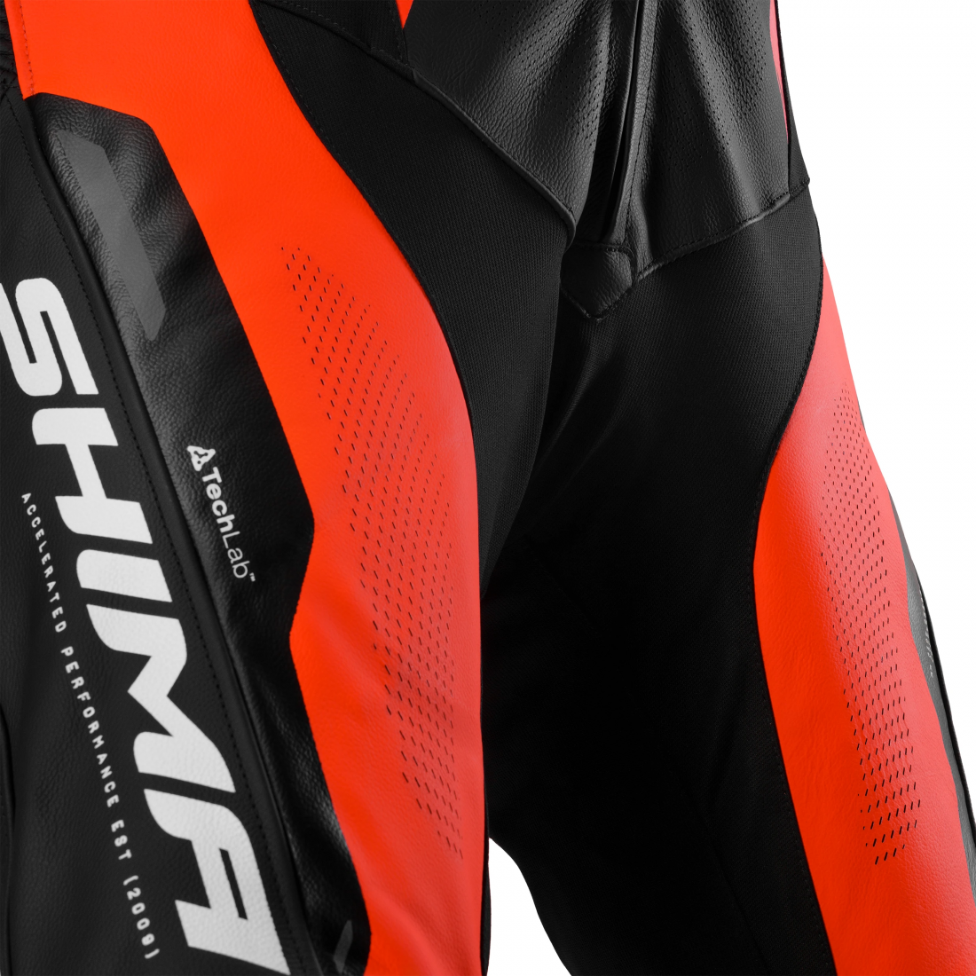 SHIMA MISSION RS MONO DE HOMBRE 1PC NEGRO ROJO 