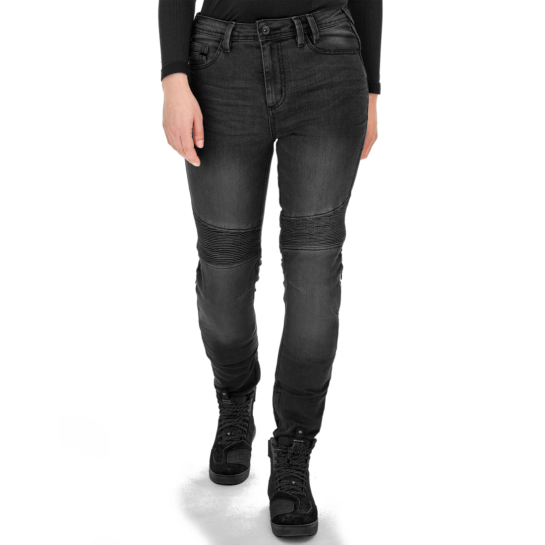 SHIMA ZENITH VAQUEROS DE MOTO MUJER NEGRO 