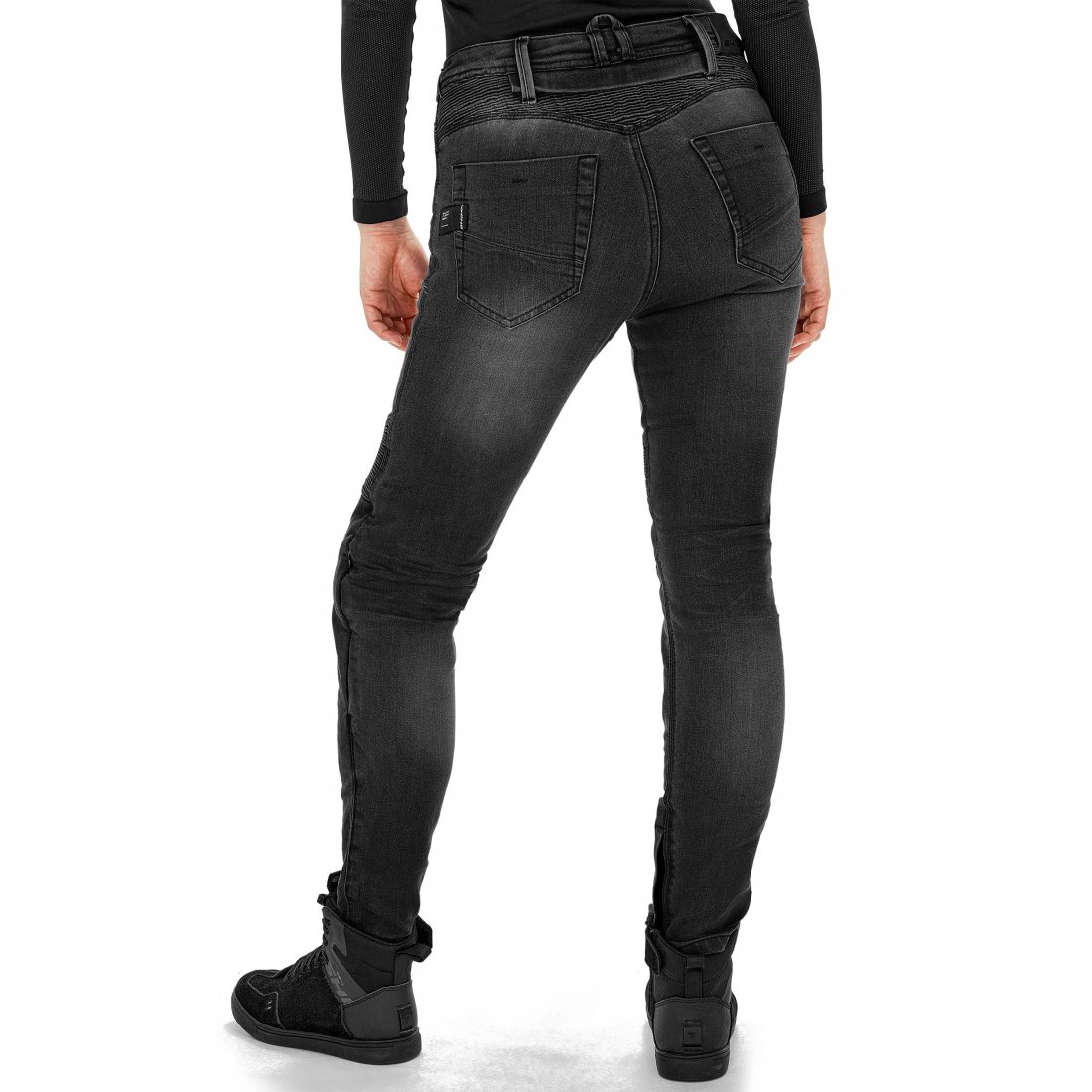 SHIMA ZENITH VAQUEROS DE MOTO MUJER NEGRO 
